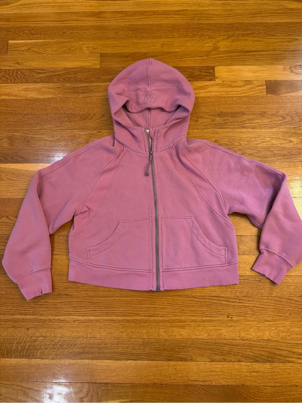 Lululemon Scuba Oversized Full-Zip Hoodie in Pink - Size XS/S
